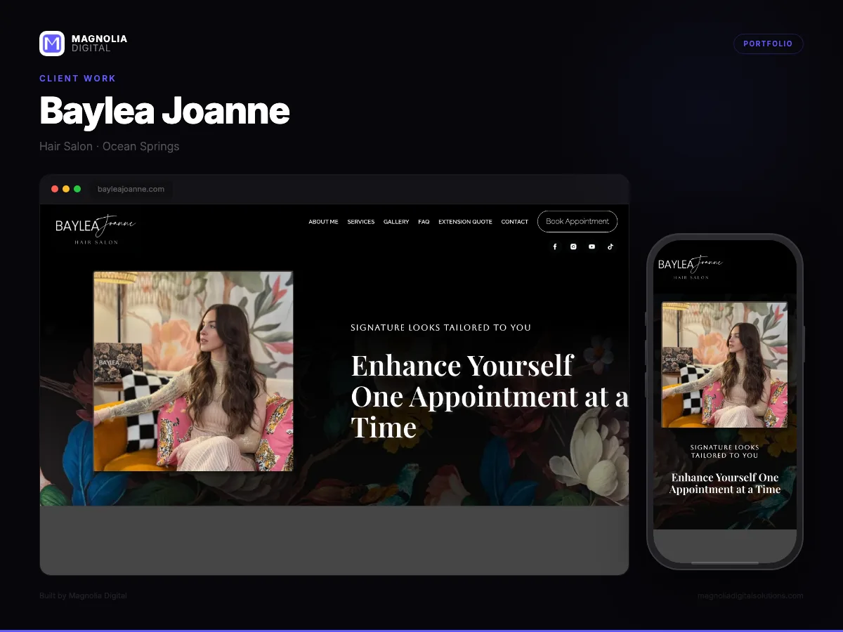 It's Vinyl Y'all website built by Magnolia Digital